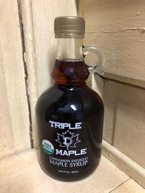 Organic Cinnamon Infused Maple Syrup