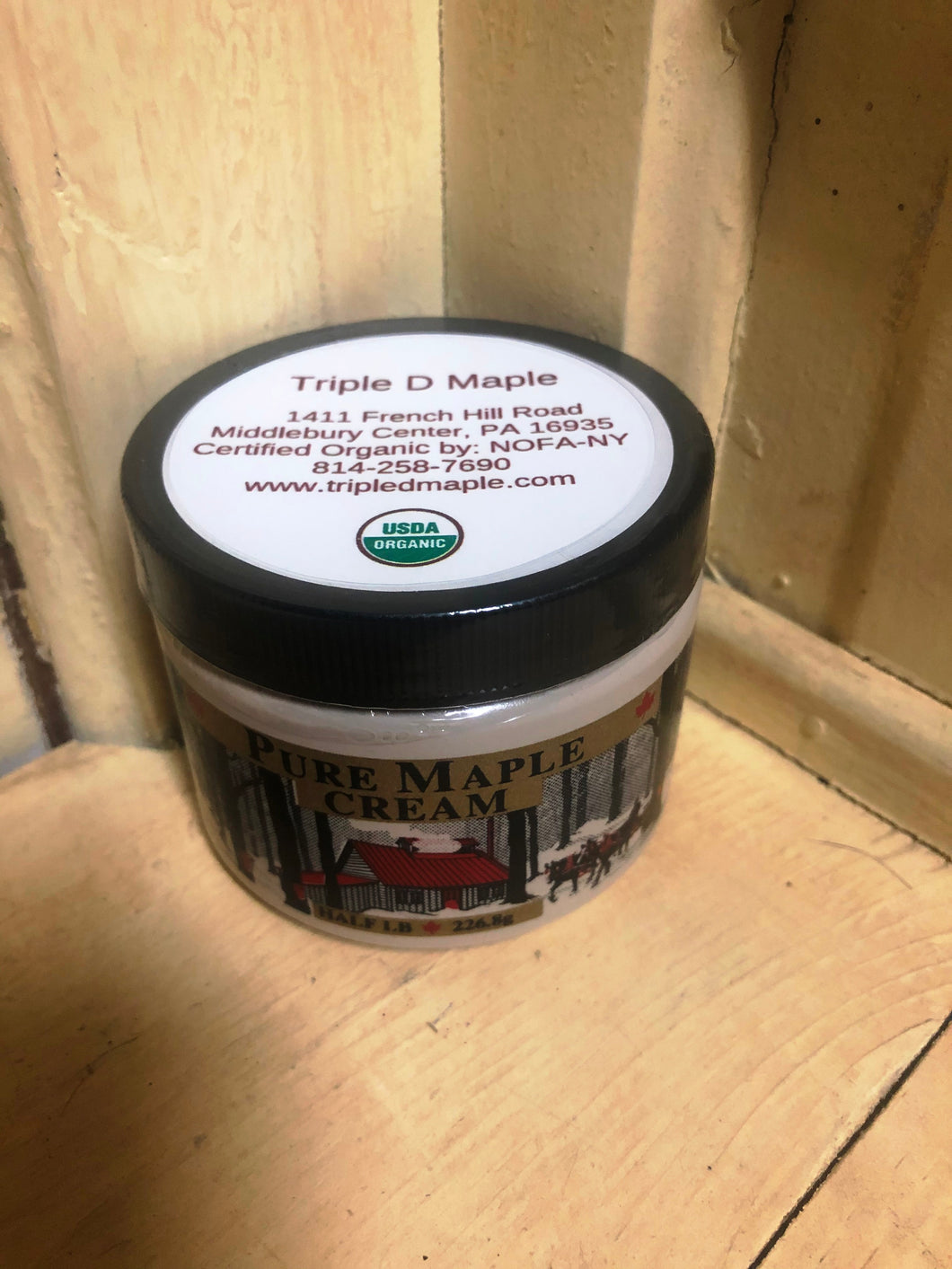 Organic Maple Cream (Choose Size)
