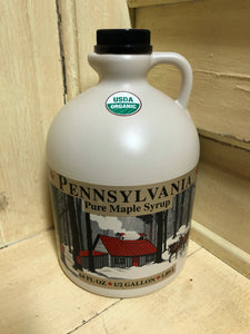 Organic Maple Syrup 1 Half Gallon